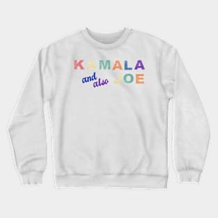 Kamala Harris Vice President and also Joe Biden Funny Retro Vintage Crewneck Sweatshirt